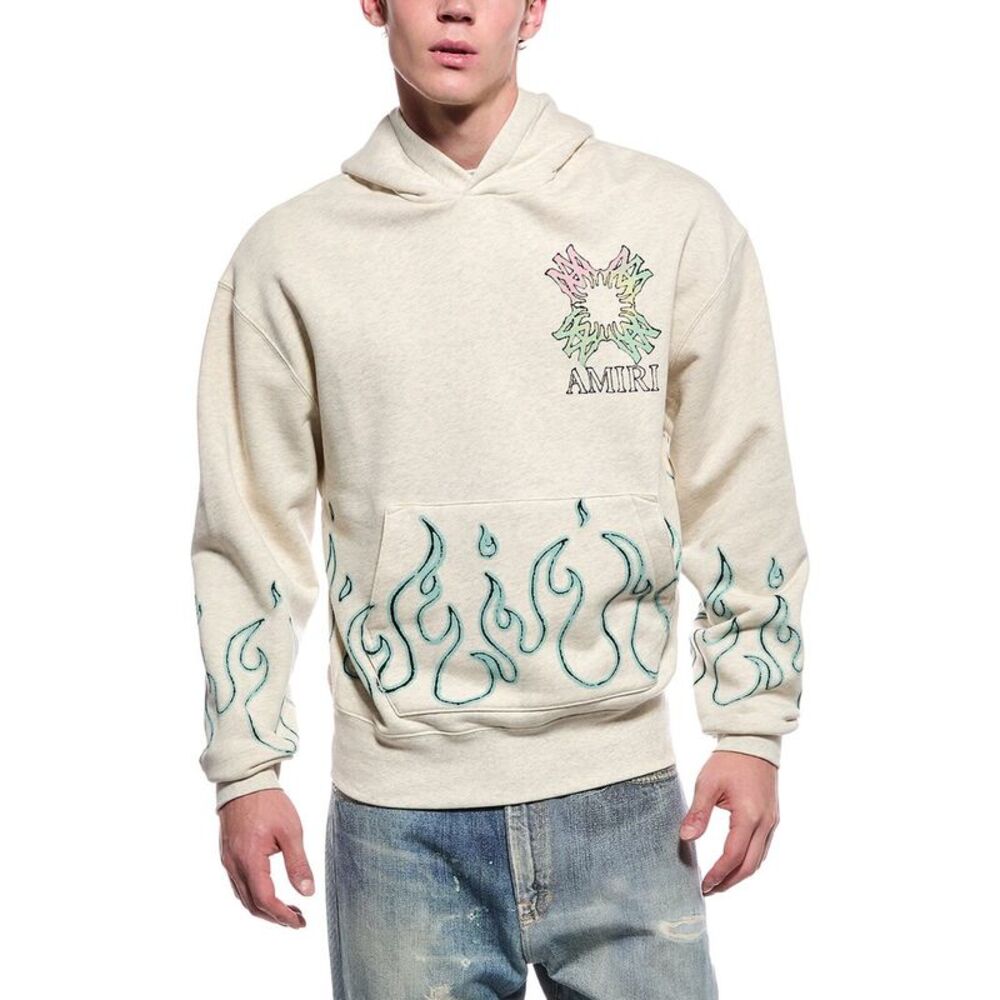 Amiri Mens  Hoodie, Beige